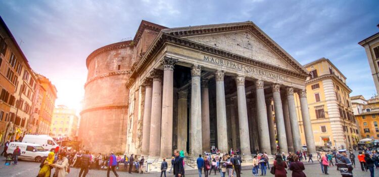 The Pantheon (Rome) is one of the most interesting historical and architectural sites in the center of Rome. It still testifies to the greatness of the Roman Empire, and is one of the best preserved buildings of antiquity anywhere in the world. The Dome, interior, exterior, the oculus and opening time.