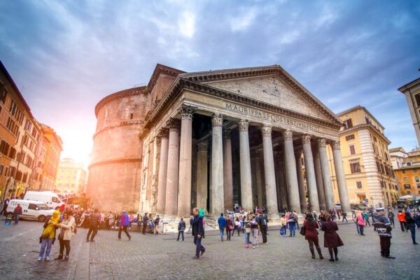 The Pantheon (Rome) is one of the most interesting historical and architectural sites in the center of Rome. It still testifies to the greatness of the Roman Empire, and is one of the best preserved buildings of antiquity anywhere in the world. The Dome, interior, exterior, the oculus and opening time.